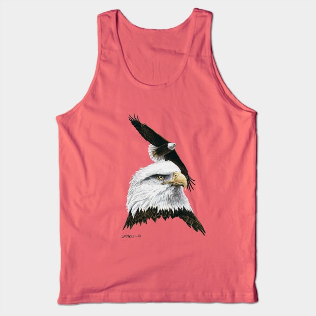 Power And Grace Tank Top by Dave Bartholet Wildlife Art